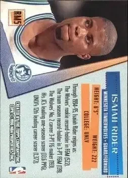 Back of Isaiah Rider