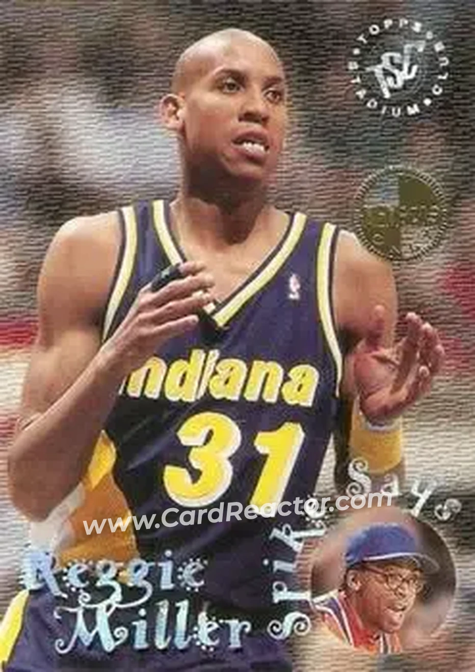 Front of Reggie Miller