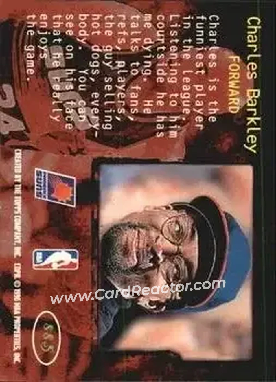 Back of Charles Barkley