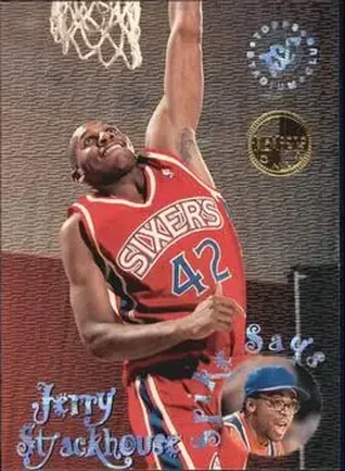 1995-96 Stadium Club #SS8 Spike Says Members Only Jerry Stackhouse
