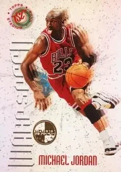 1995-96 Stadium Club #WS1 Warp Speed Members Only Michael Jordan