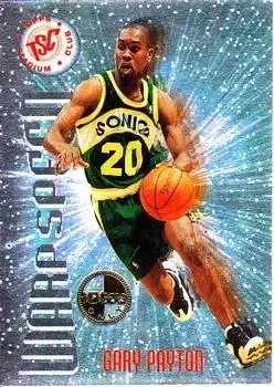 1995-96 Stadium Club #WS3 Warp Speed Members Only Gary Payton
