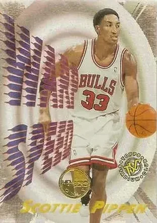 1995-96 Stadium Club #WS7 Warp Speed Members Only Scottie Pippen