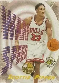 1995-96 Stadium Club #WS7 Warp Speed Members Only Scottie Pippen