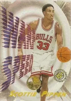1995-96 Stadium Club #WS7 Warp Speed Members Only Scottie Pippen