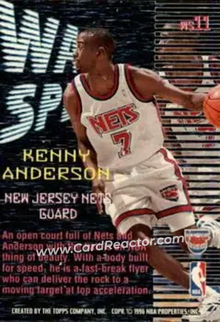 Back of Kenny Anderson