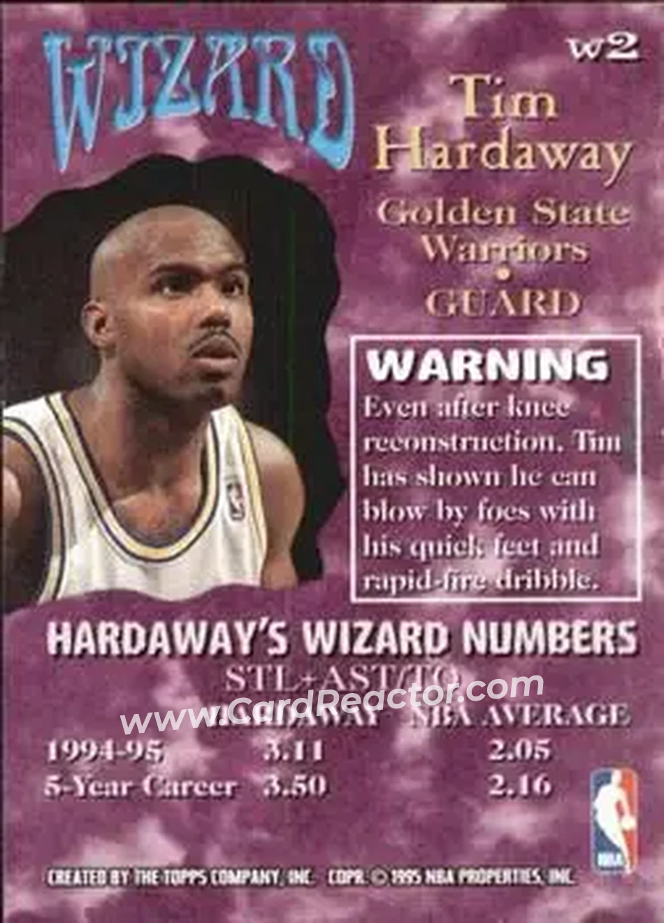 Back of Tim Hardaway