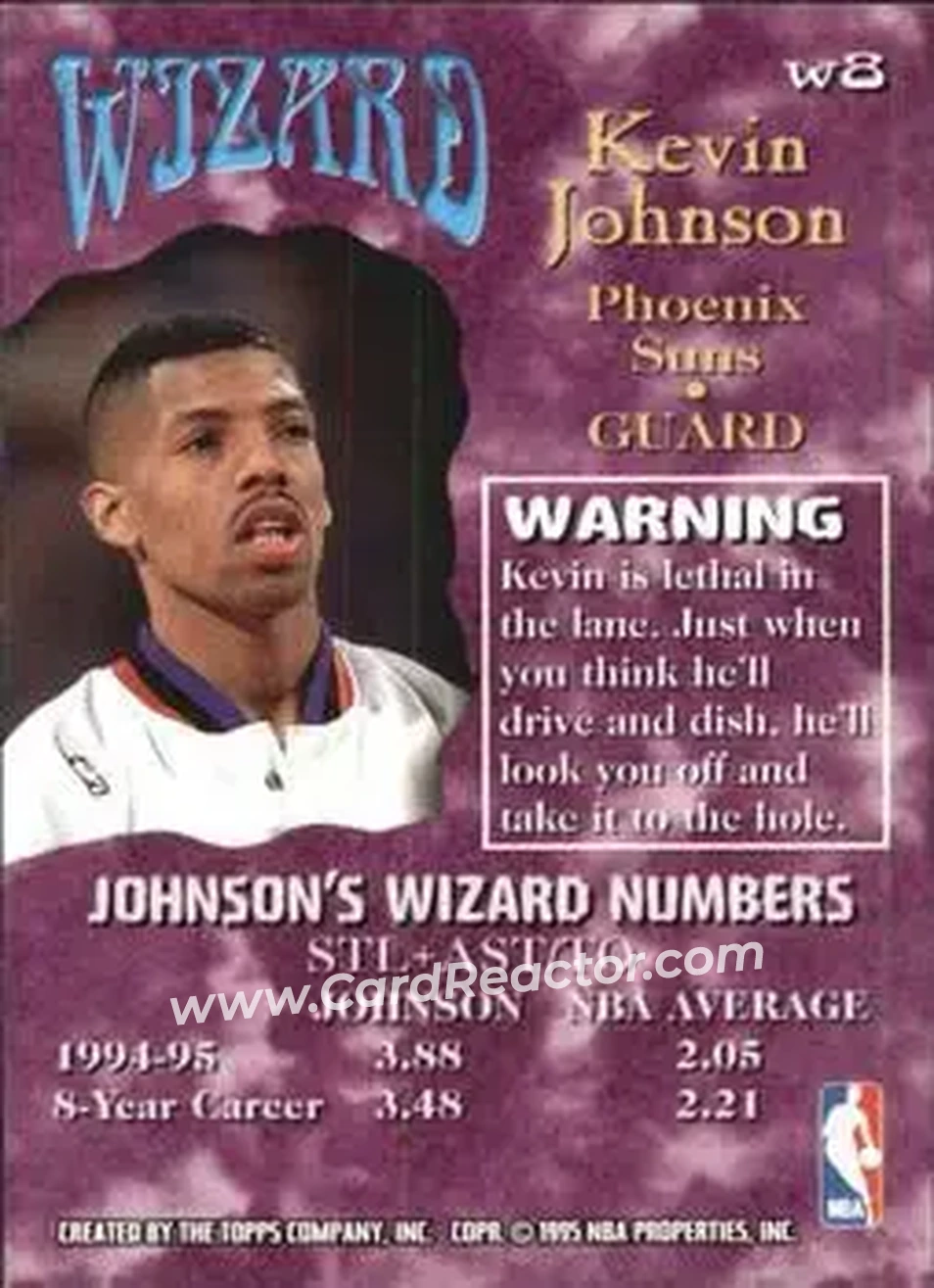 Back of Kevin Johnson
