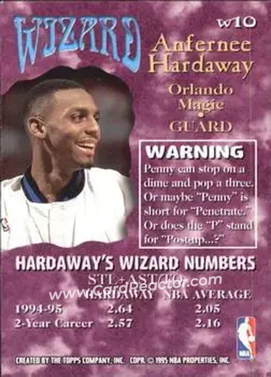 Back of Anfernee Hardaway