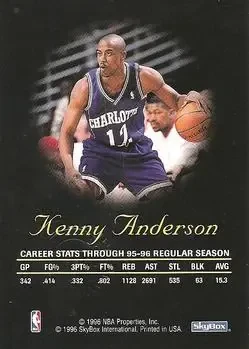 Back of Kenny Anderson