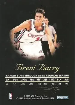 Back of Brent Barry