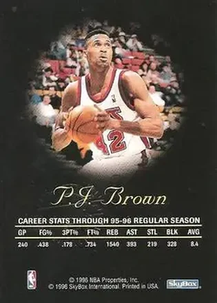 P.J. Brown back