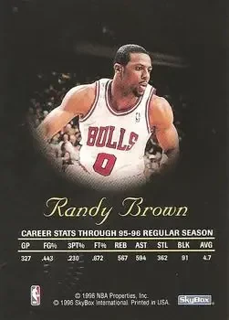 Back of Randy Brown