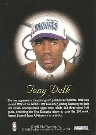 Tony Delk back