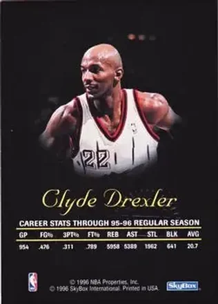 Clyde Drexler back