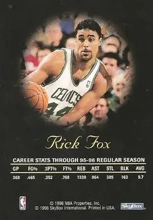 Rick Fox back