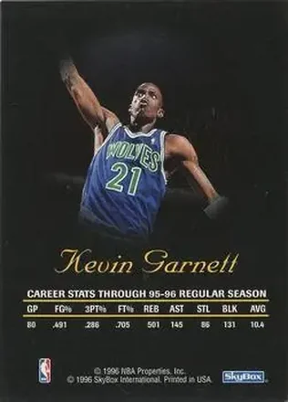 Kevin Garnett back