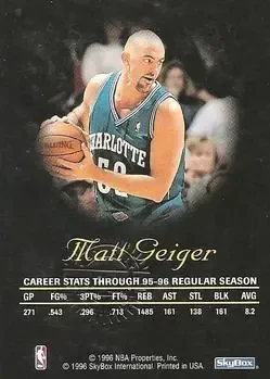 Back of Matt Geiger