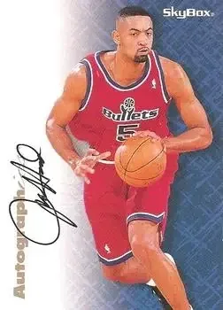 1996-97 SkyBox Premium #NNO Autographics Black Ink Juwan Howard