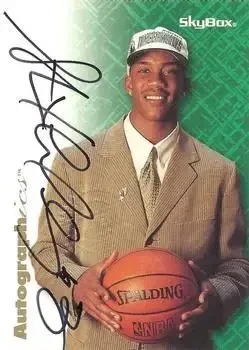 1996-97 SkyBox Premium #NNO Autographics Black Ink Stephon Marbury