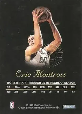 Eric Montross back