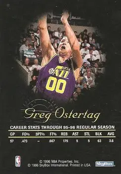 Back of Greg Ostertag