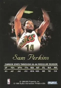 Back of Sam Perkins