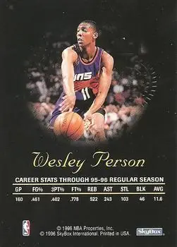 Back of Wesley Person