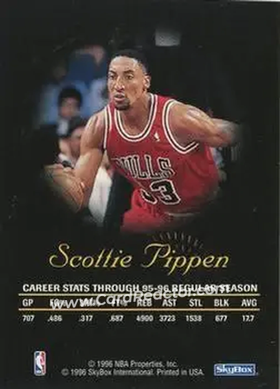 Enlarged card image