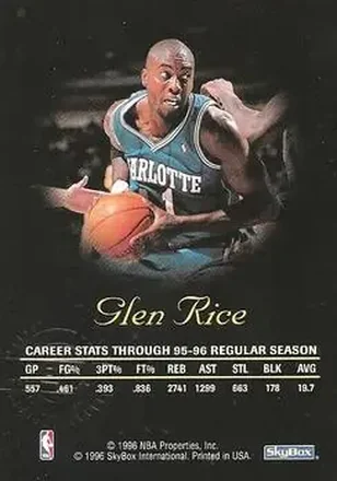Glen Rice back