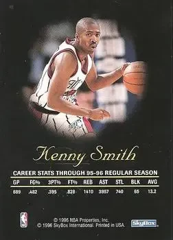 Back of Kenny Smith