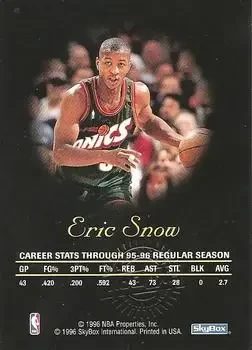 Back of Eric Snow