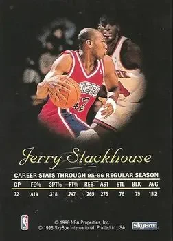 Back of Jerry Stackhouse
