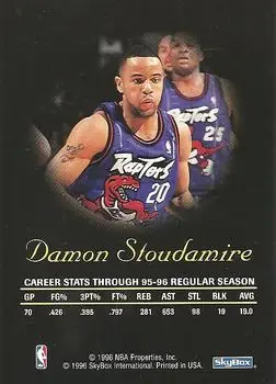 Back of Damon Stoudamire