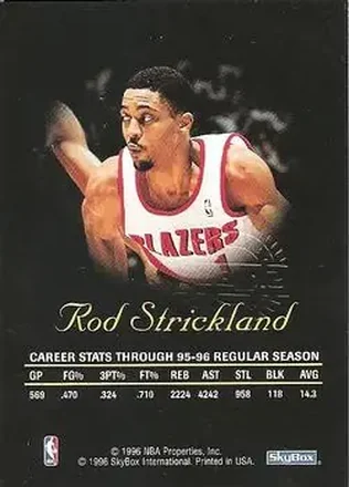 Rod Strickland back