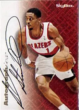 1996-97 SkyBox Premium #NNO Autographics Black Ink Rod Strickland