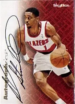 1996-97 SkyBox Premium #NNO Autographics Black Ink Rod Strickland