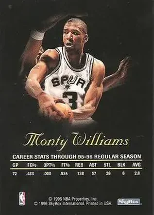 Monty Williams back