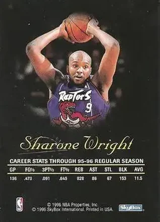 Sharone Wright back