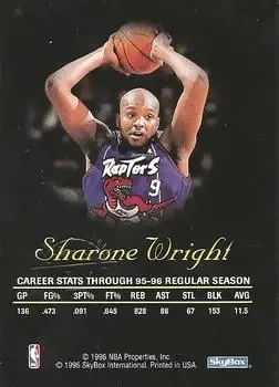Back of Sharone Wright