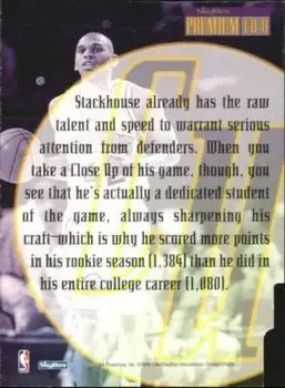 Back of Jerry Stackhouse