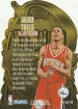 Back of Allen Iverson