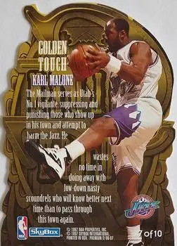 Back of Karl Malone