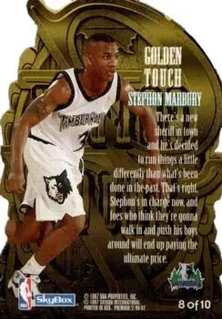 Back of Stephon Marbury