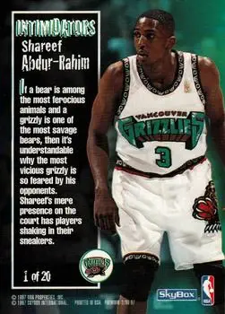 Back of Shareef Abdur-Rahim