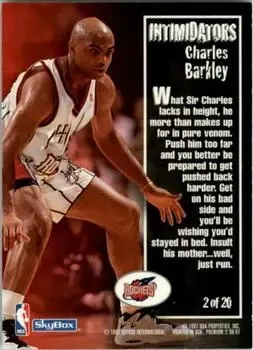 Back of Charles Barkley