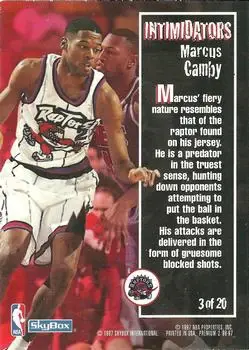 Back of Marcus Camby