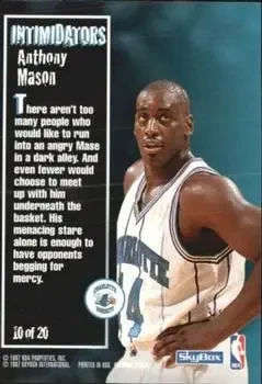 Back of Anthony Mason