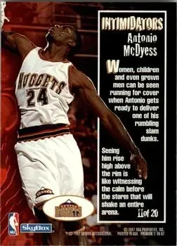 Back of Antonio McDyess