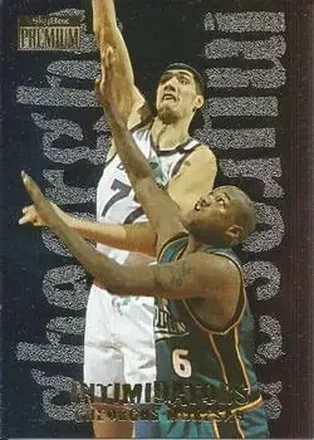 1996-97 SkyBox Premium #13 Intimidators Gheorghe Mureșan
